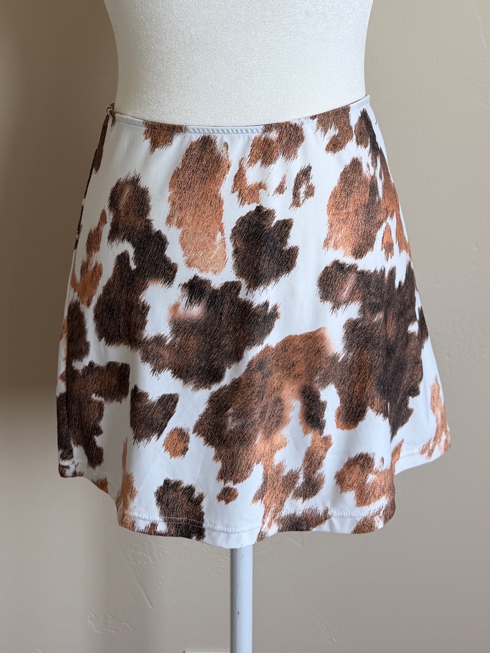 🆕 NWT WeWoreWhat Cowhide Tube Skirt & Boyfriend Shirt Set | Size M & XL - Picture 3 of 8